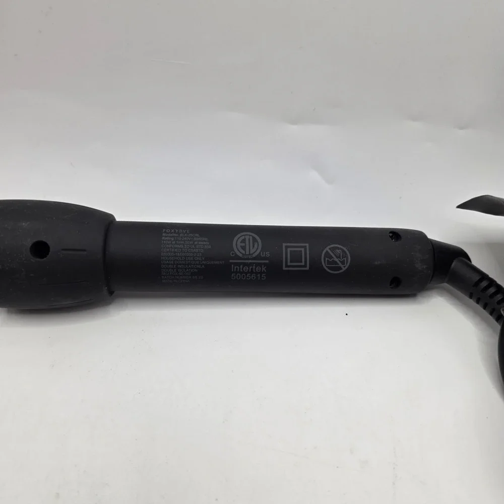 FoxyBae Curling Wand 25mm Rose Gold Ceramic Tourmaline Professional Hair Styler